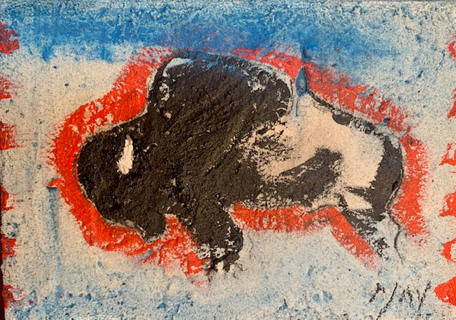 Small Bison, Blue